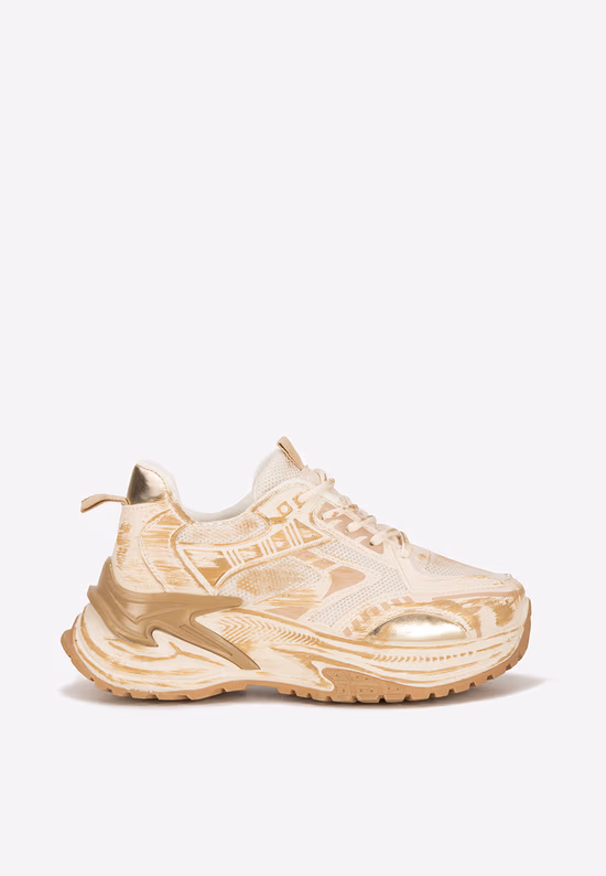 Khaki superge s platformo Kellee