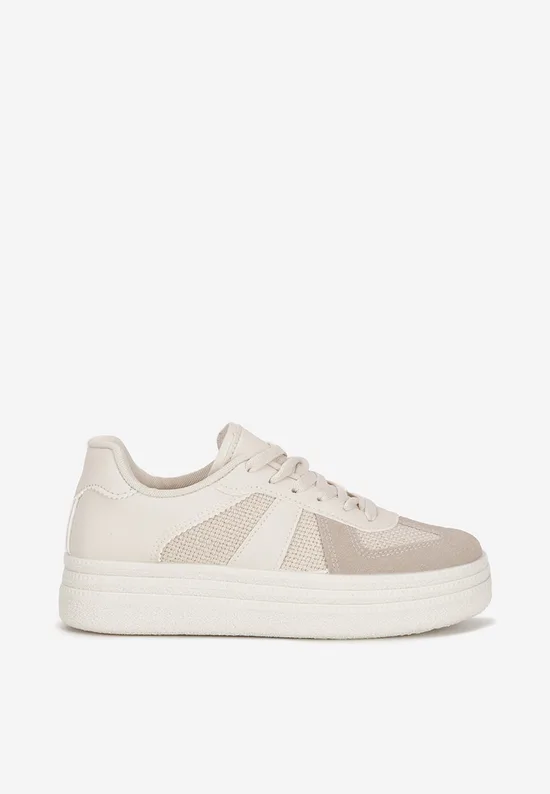 Sneakers cu platformă Serinia bej