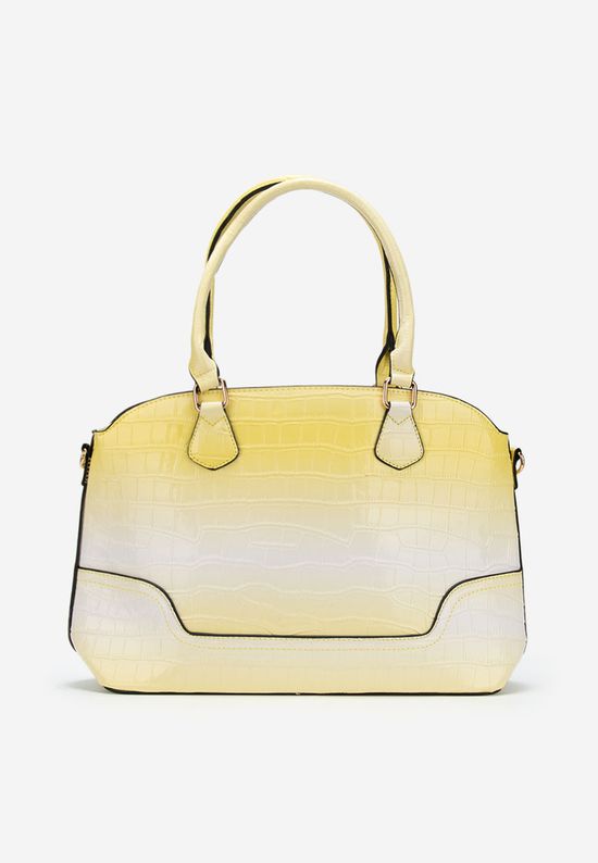 Borsa a mano donna gialla Jannia V2