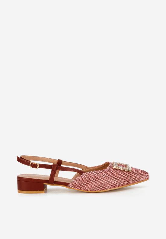 Bordo slingback salonke Calistea