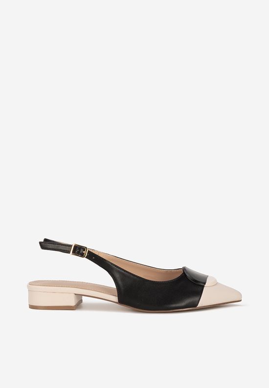 Décolleté slingback nere Alissandra V2