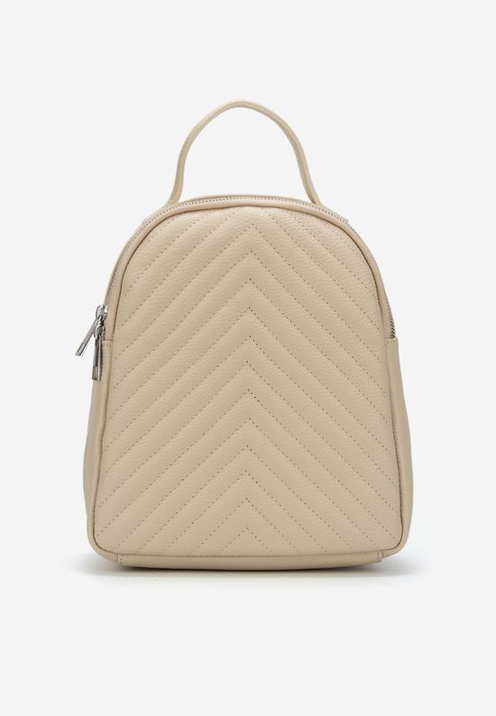 Rucsac din piele naturala Miniola bej