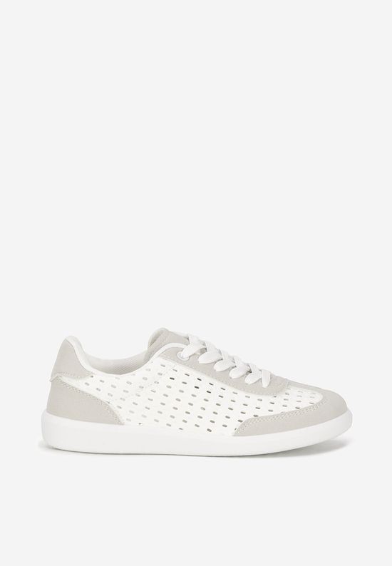 Λευκά sneakers γυναικεία Heliana