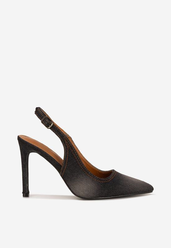 Μαύρες γόβες slingback Aliomia