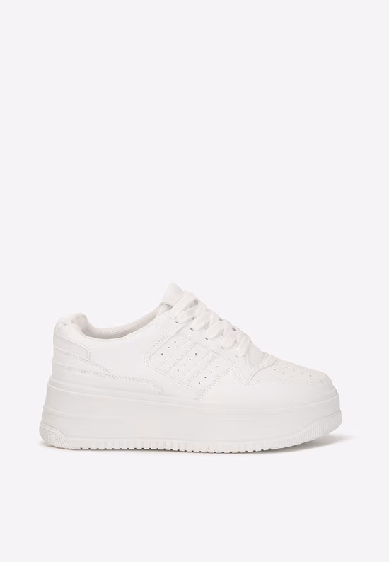Sneakers cu platformă Liorna albi