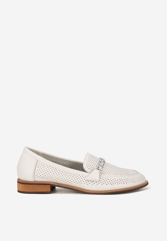 Ženske loaferice Gaynelia bijele
