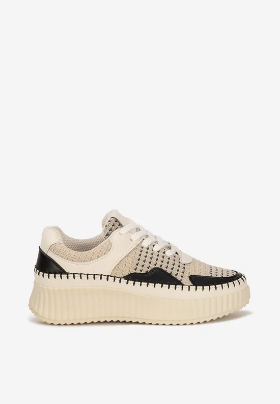 Sneakers dama piele Versala V2 bej