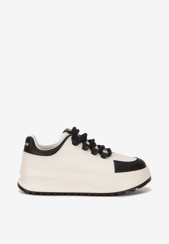 Sneakers dama piele Clarra V2 albi