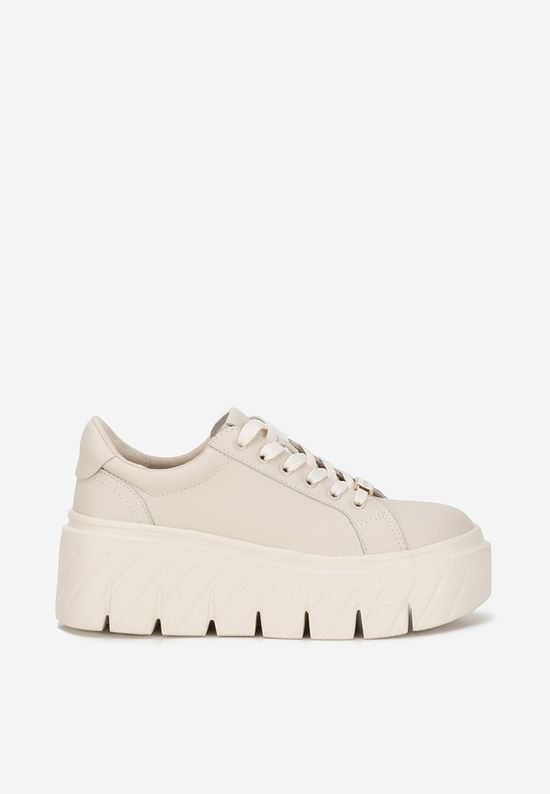 Sneakers dama piele Nabashia V2 bej