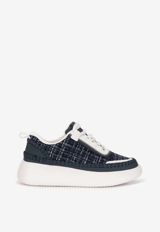 Sneakers dama piele Elvia navy