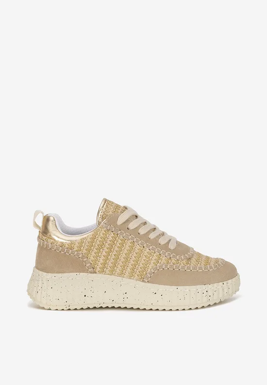 Sneakers dama piele Aidania V2 bej