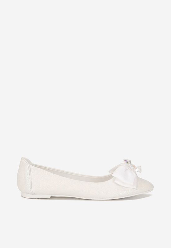 Balerini eleganti Adelyma albi