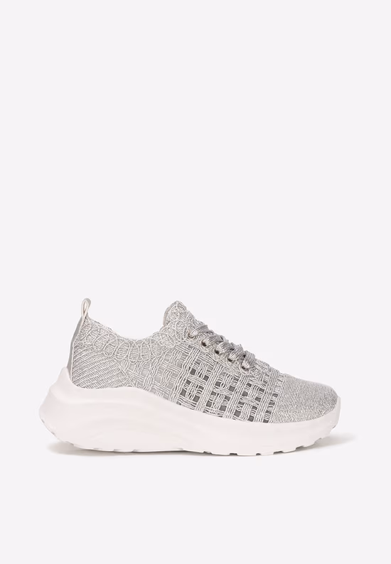 Sneakers dama Valeia argintii