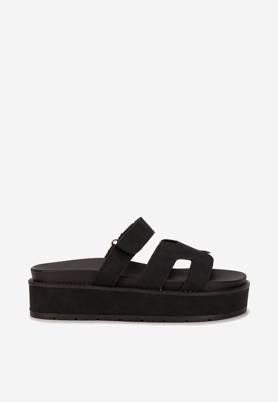 Μαύρα mules με πλατφόρμα Versilia