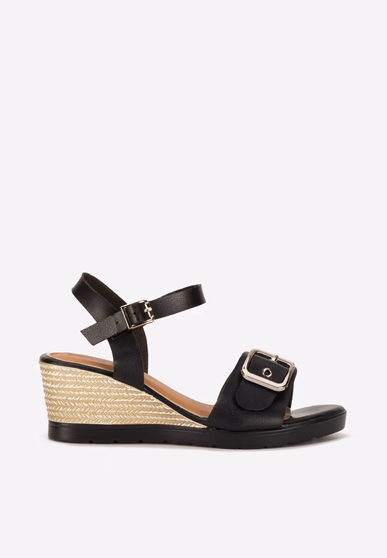 Sandale cu platforma Faniana negre