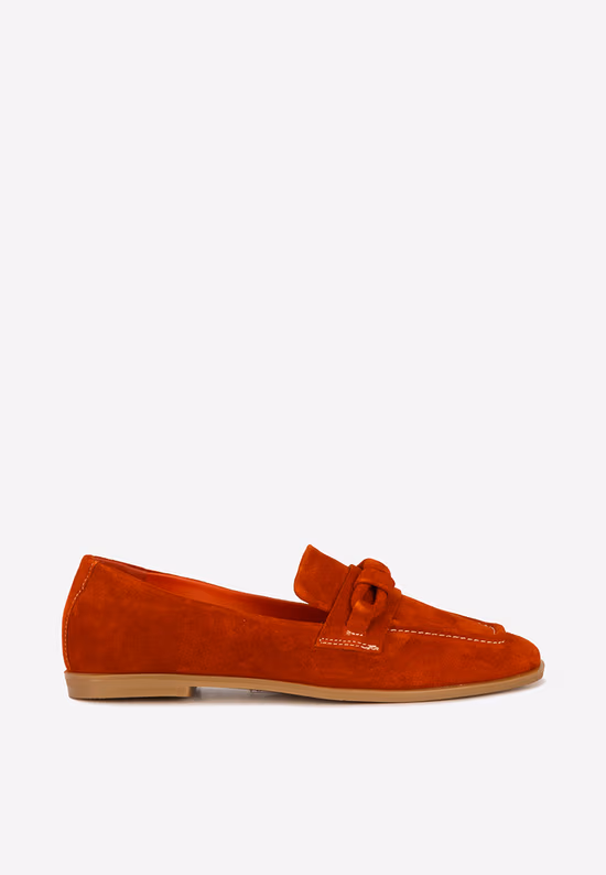 Mocassini donna in pelle rossi Meltana