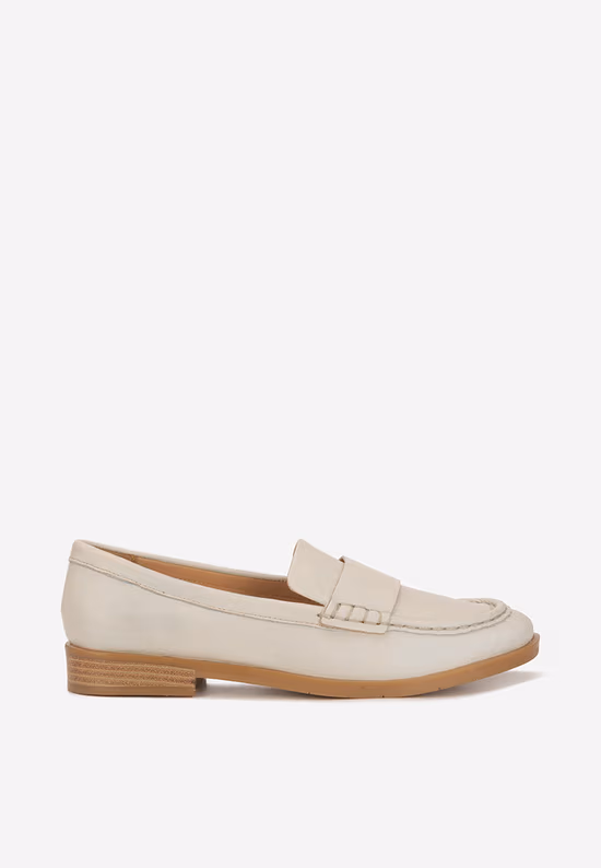 Mocasini dama piele Lariona V2 bej