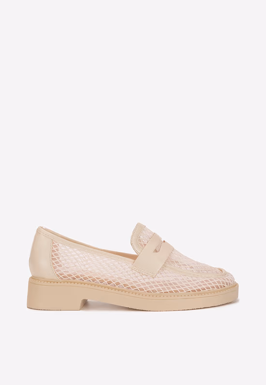 Mocassini donna beige Cristtela