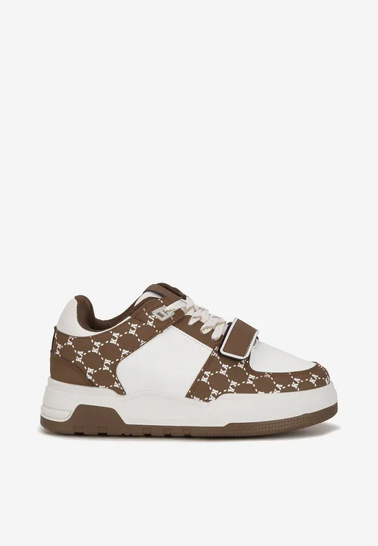 Καφέ sneakers γυναικεία Rosellia