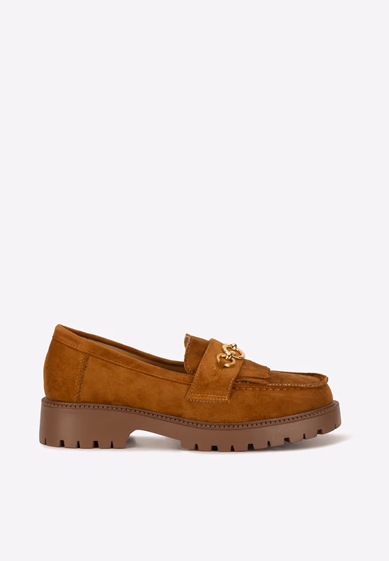 Mocasini dama Loreya camel