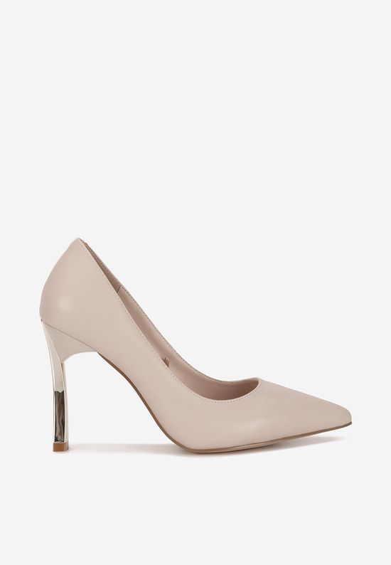 Scarpe donna in pelle nude Senya