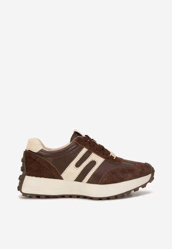 Sneakers dama piele Sorellia V2 maro