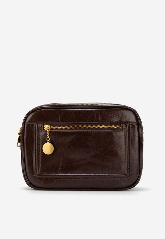 Hnedá crossbody kabelka Zamfira V2