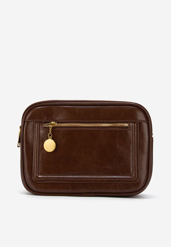 Borsa a tracolla Zamfira marrone