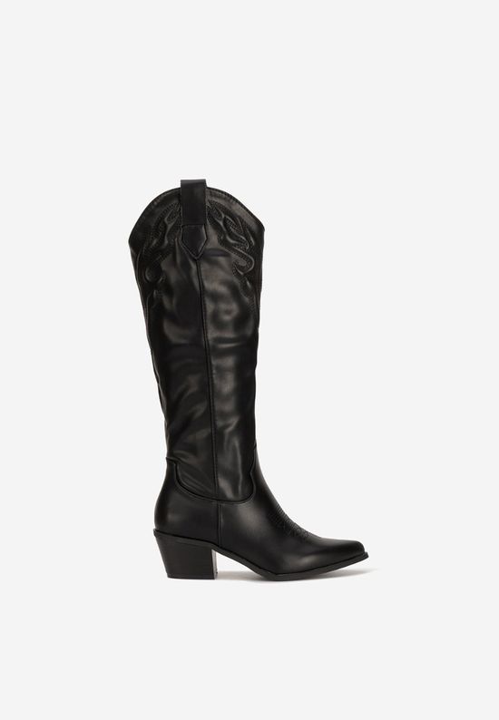Cizme cowboy damă Filareia negre