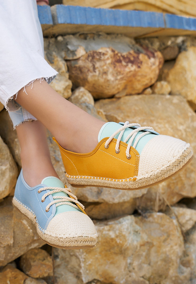 Žluté dámské espadrilky Doria