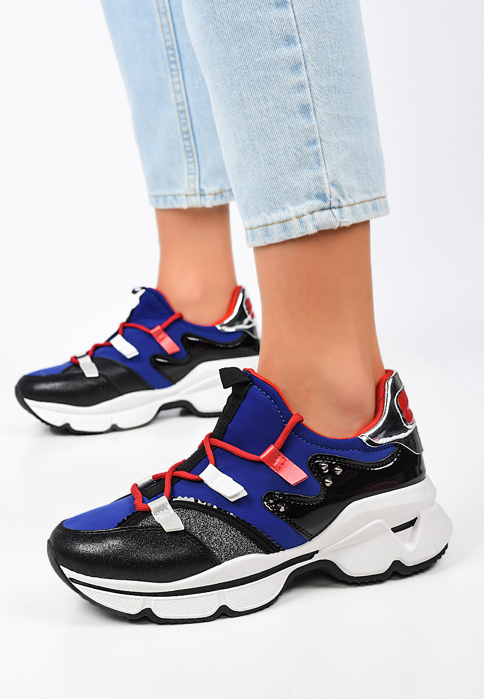 Modré dámske tenisky Ruskin