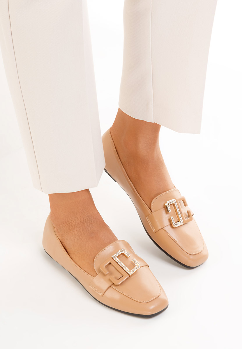 Kaki ženske loaferice Joyday