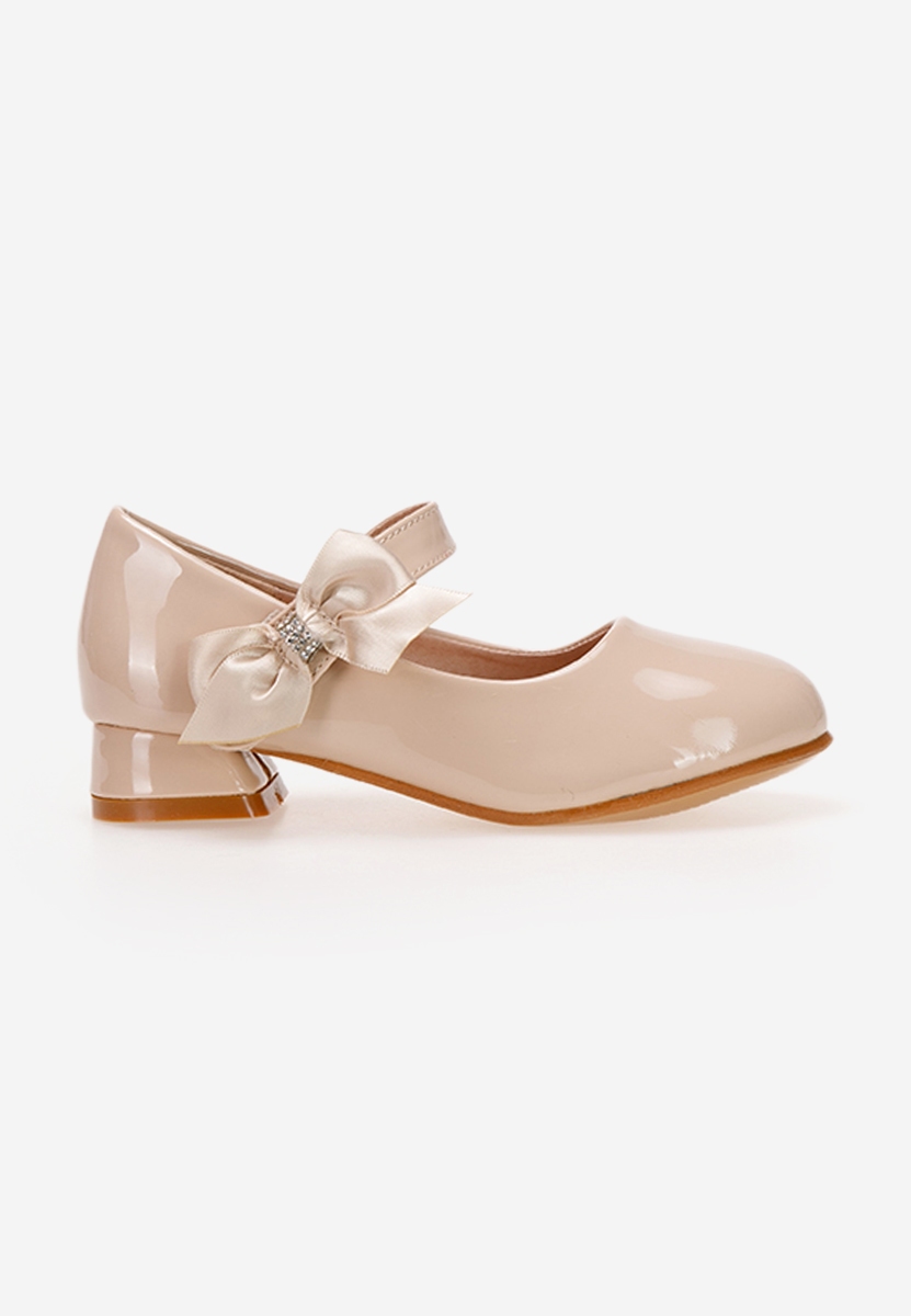 Бежови детски обувки Little Elegance B