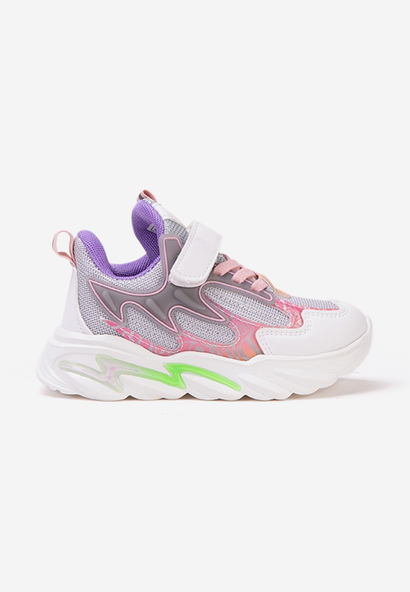 Γκρι sneakers για κορίτσια Flash A