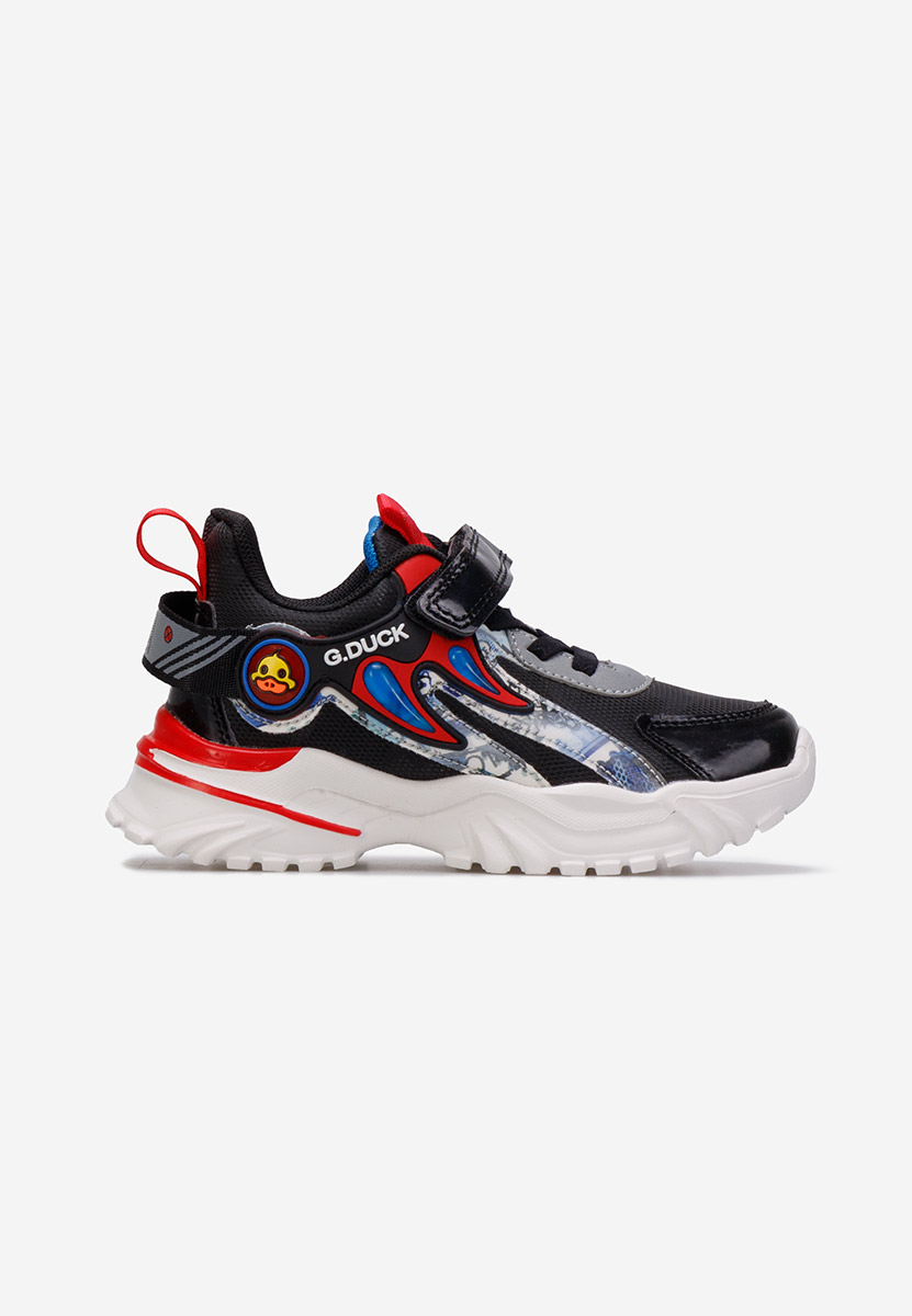 Μαύρα παιδικά sneakers Mancia