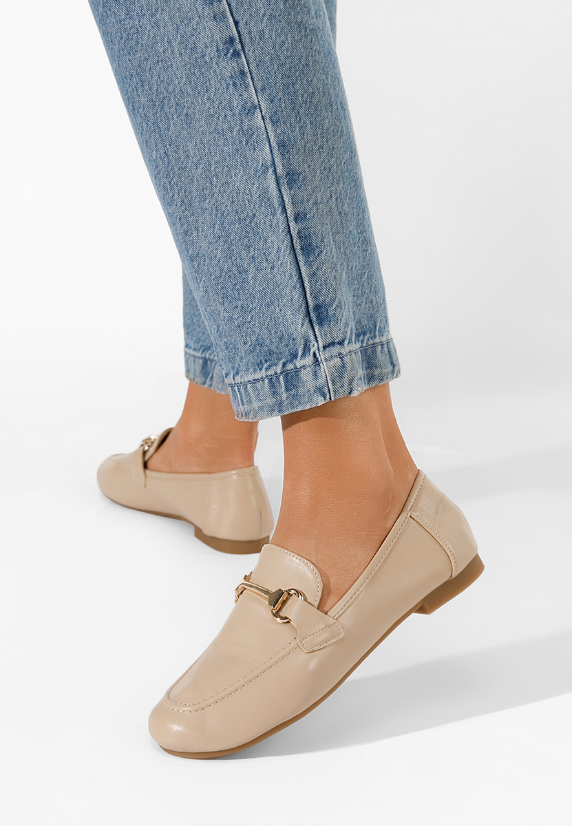 Mocassini donna beige Casica