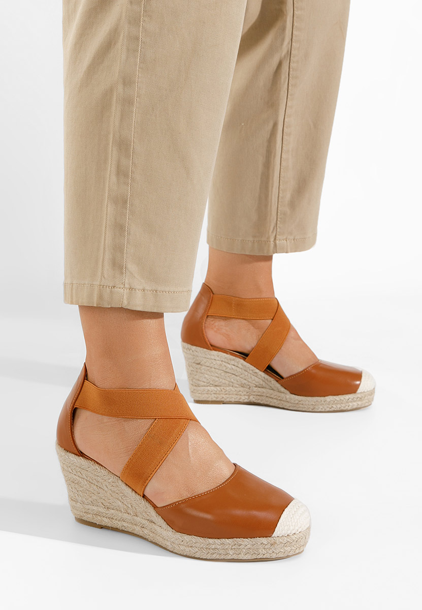 Sandali espadrillas cammello Rosaria