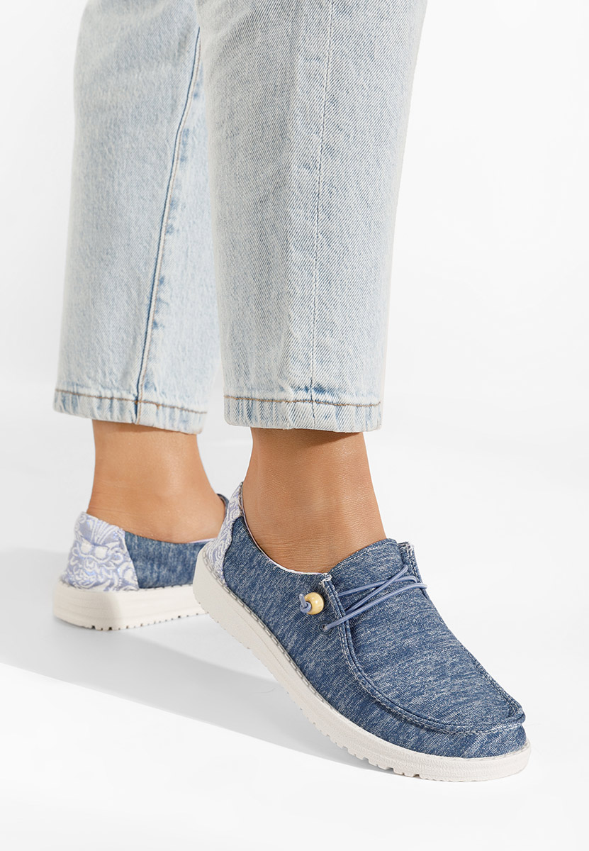 Pantofi casual dama Velonia V2 albastri