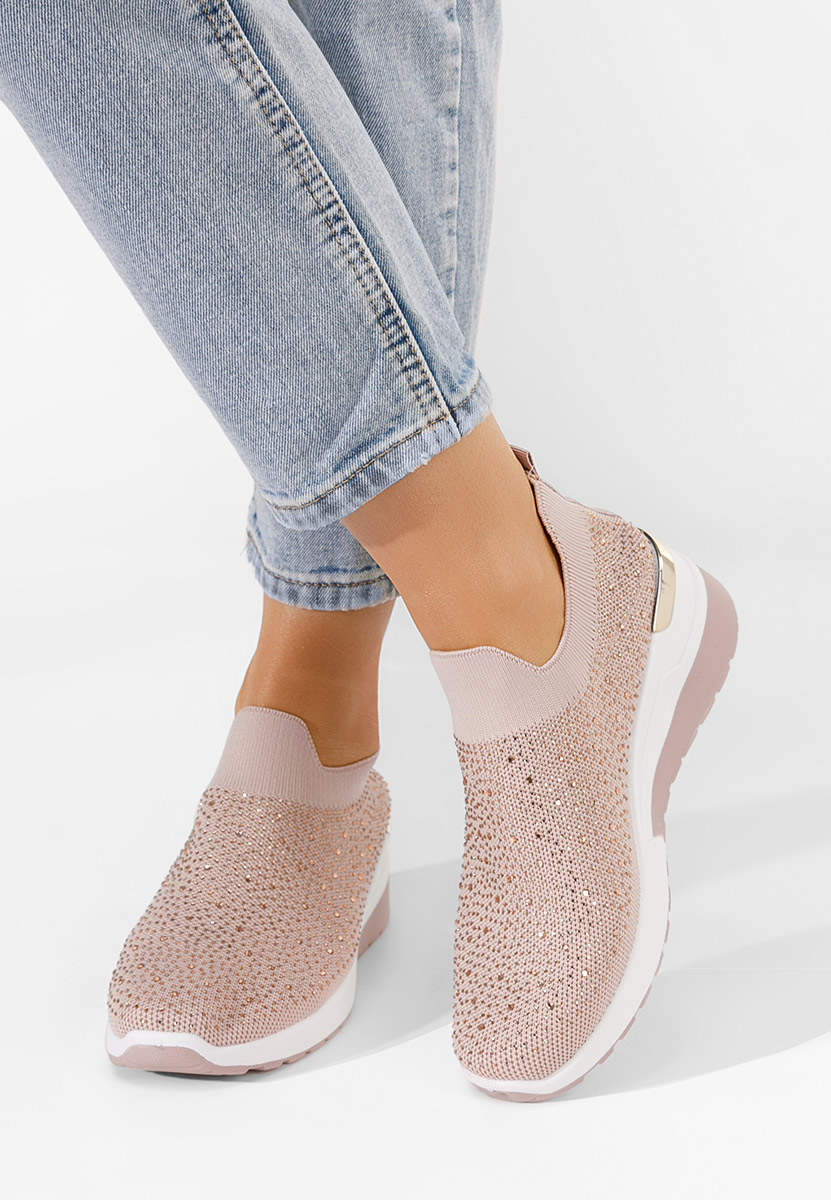Ροζ sneakers με πλατφόρμα Alsina