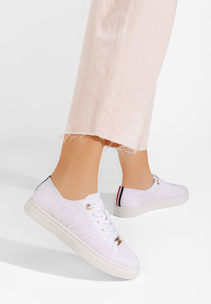 Λευκά sneakers γυναικεία Belinda