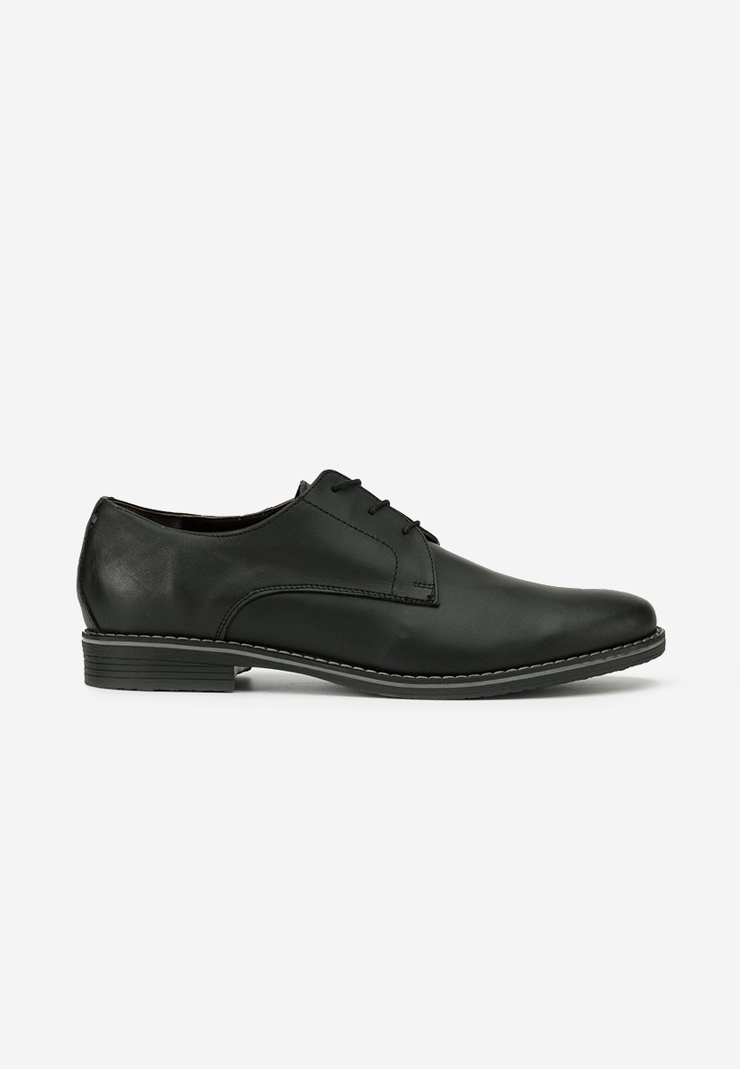 Črni moški elegantni čevlji Lawson