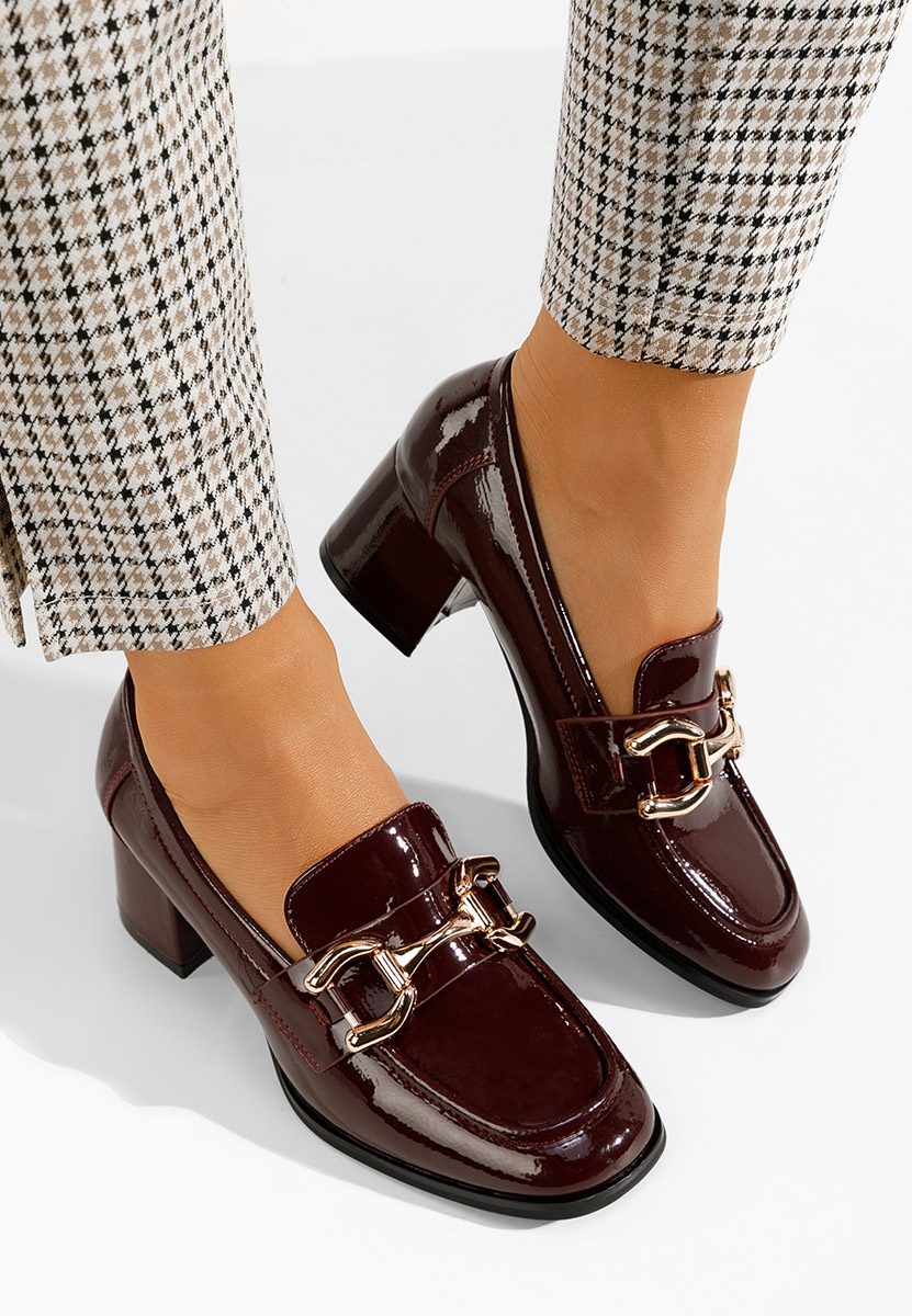 Loafers dama Alyla grena