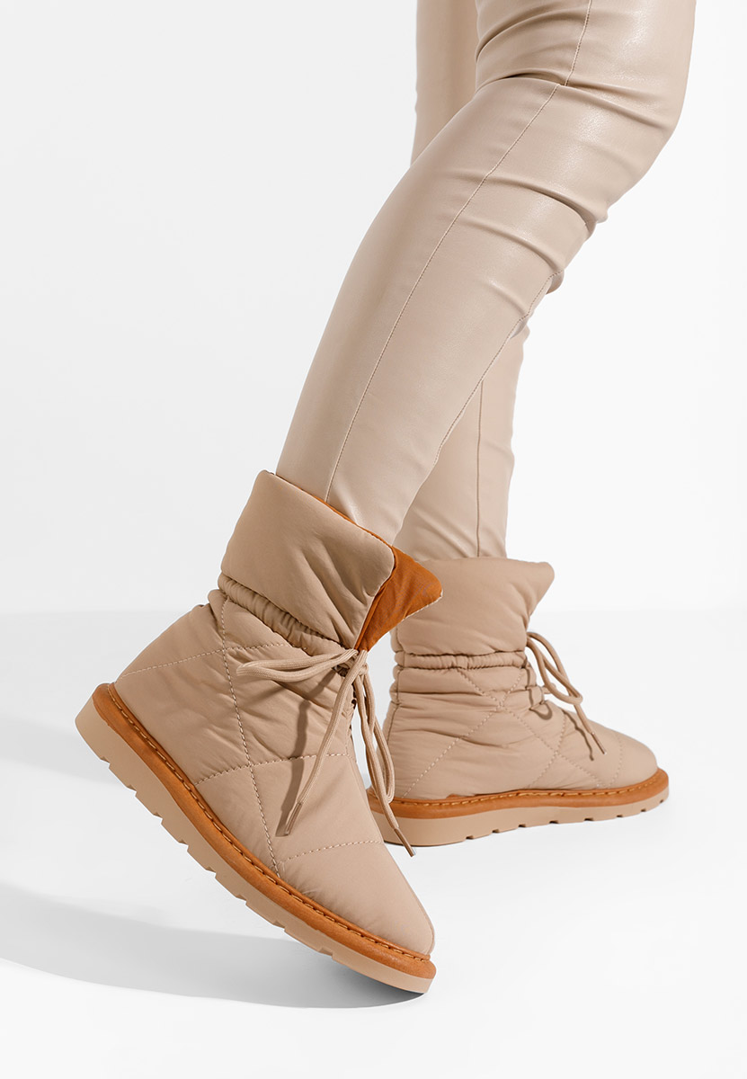 Khaki dámske snehule Helasa