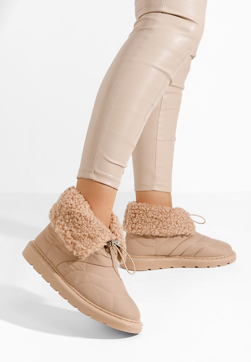Khaki dámske snehule Kendra