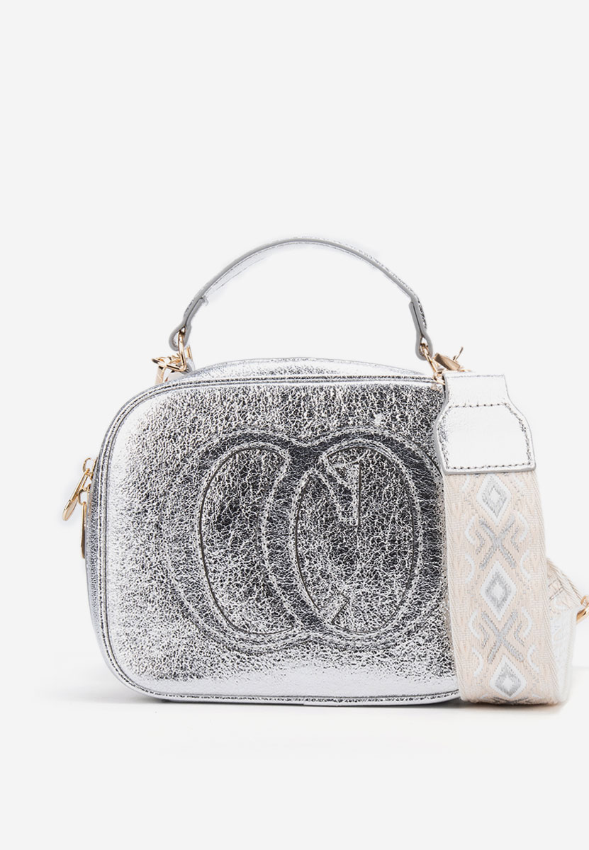 Strieborná crossbody kabelka Julisa