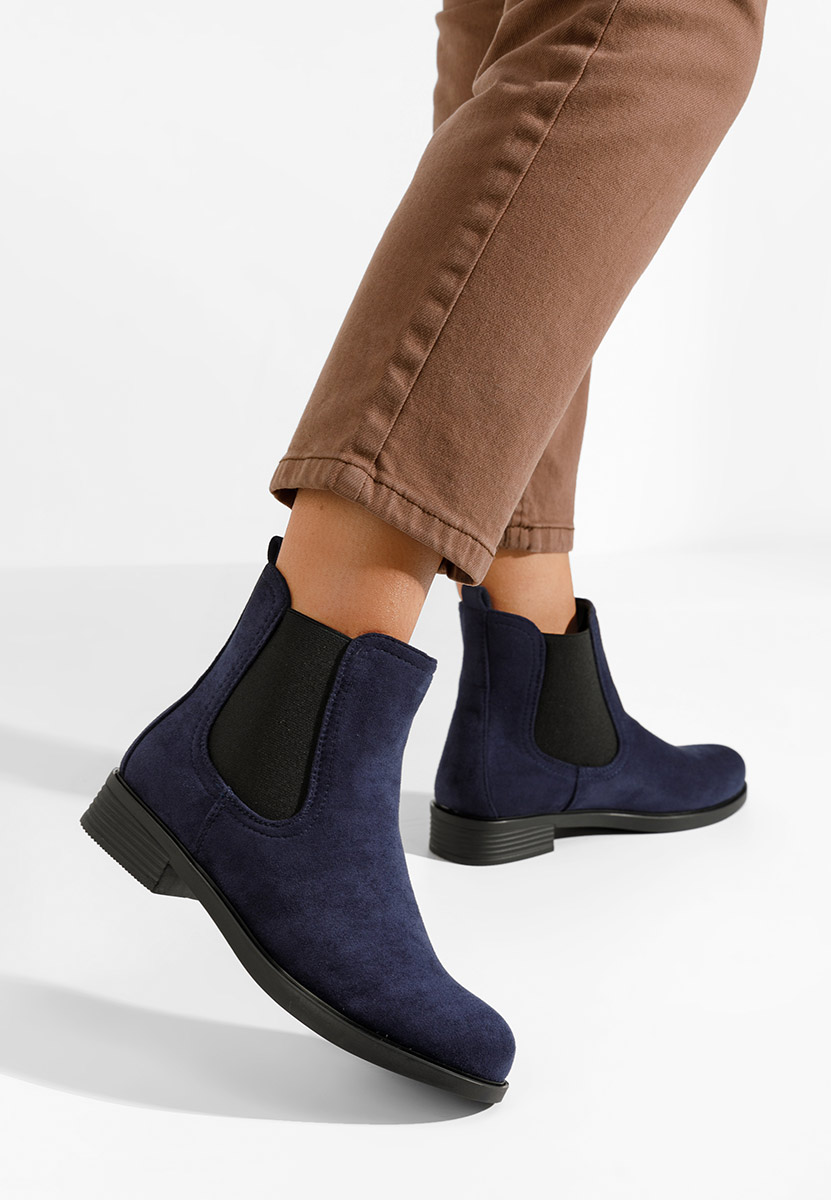 Stivaletti chelsea donna blu navy Zelmira