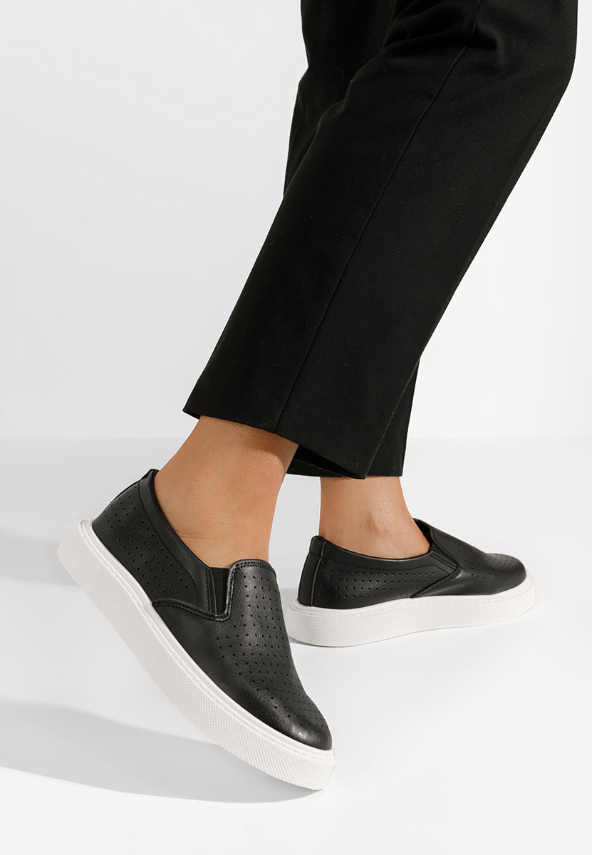 Čierne dámske espadrilky Sotiy