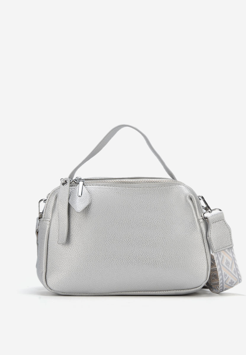 Strieborná crossbody kabelka Ryanna