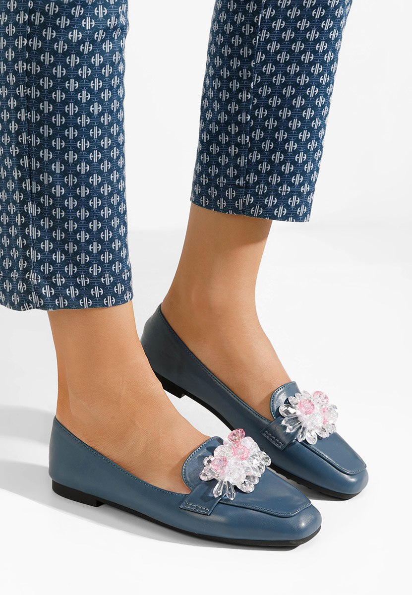 Mocassini donna blu Milagros