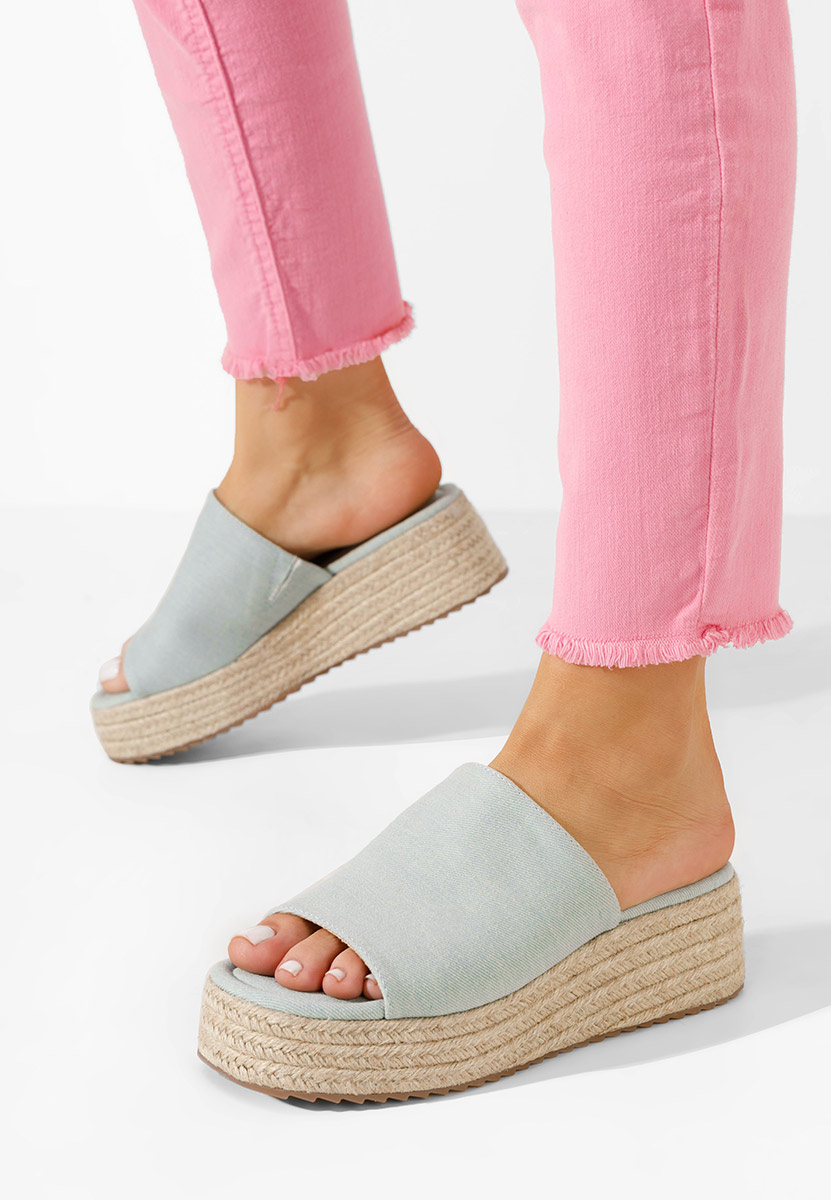Denim natikači s platformo Sitema